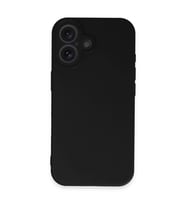 İphone 16 Plus Kılıf First Silikon - Siyah