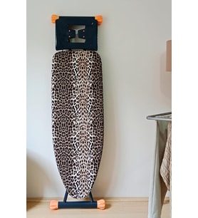 HOME Ütü Masası Kılıfı Büyük Boy Ipli Stoperli Keçeli Kılıfı Örtüsü Bezi 55x140cm Leopar