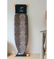 HOME Ütü Masası Kılıfı Büyük Boy Ipli Stoperli Keçeli Kılıfı Örtüsü Bezi 55x140cm Leopar