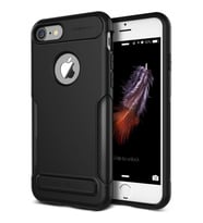VRS Design iPhone 8 / 7 ile Uyumlu New Carbon Fit Kılıf Black