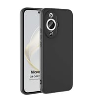Microsonic Huawei Nova 12S Kılıf Groovy Soft Siyah (Siyah)