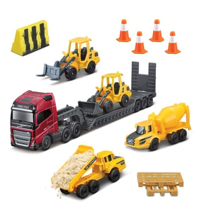 Maisto Mini Work Machines Freight Haulers Oyun Seti 12630 Model 1
