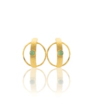 Kadir Jewellery 22 Ayar Altın Kaplama Vintage Küpe -El İşçiliği Ve Hipoalerjenik Küpe