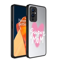 One Plus 9 Kılıf Aynalı Desenli Kamera Korumalı Parlak Mirror Kapak (Renksiz)