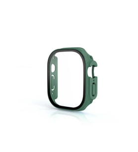 Apple Watch Ultra 49mm Uyumlu Kasa ve Ekran Koruyucu Zore Watch Gard 19 (Açık Yeşil)