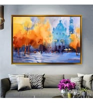 Altın Çerçeveli dekoratif tablo a172 (Gold)