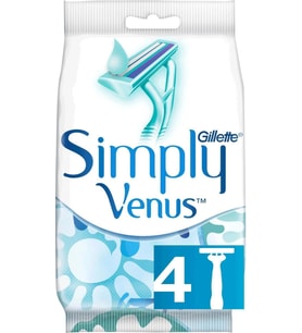 Gillette Venus 2 Simply Kullan At Kadın Traş Bıçağı 4 Lü