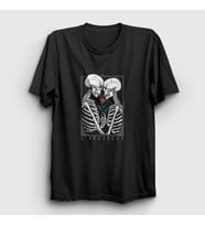 Presmono Unisex Siyah L Amoureux V2 The Lovers T-Shirt 350653tt