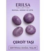 Sertifikalı Çeroit Taşı Kütle 25–30 mm Ruhsal Denge Şifa ve Farkındalık Taşı (Çok Renkli)