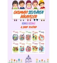 4.Sınıf Okumayı Sevdiren Renkli Resimli Hikaye Seti (10 Kitap)