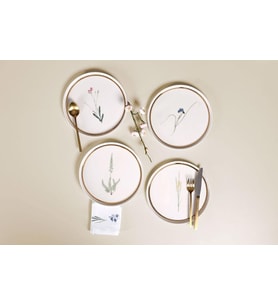 Porland Botanical 4Iü Pasta Takımı 21 cm 04ALM007234