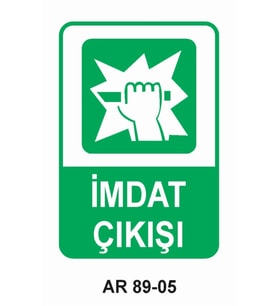 İŞ GÜVENLİĞİ UYARI LEVHASI 1 ADET PVC 21 X 29CM