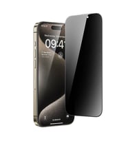 Logis Apple iPhone 15 Pro Max Prıvacy Mat Seramik Ekran Koruyucu (Şeffaf)
