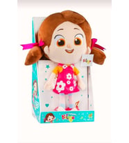 Lisanslı Niloya Kalpli Müzikli Peluş Oyuncak Sesli Bebek 35 Cm. (Çok Renkli)