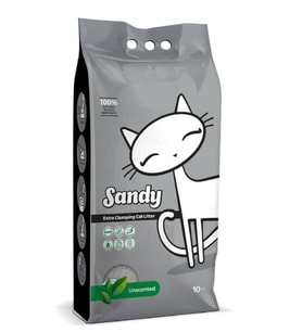 Sandy Hassas Kediler için Kokusuz Tozsuz Topaklanan Sodyum Bentonit Gri Kedi Kumu 10kg