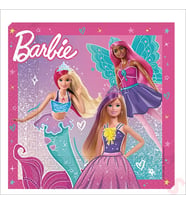 Barbie Fantasy Peçete, 33cm x 33cm - 20 Adet (STD)