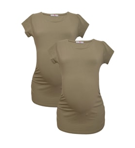 LuvmaBelly MYRA2012_2012 Hamile tshirt seti (Haki)