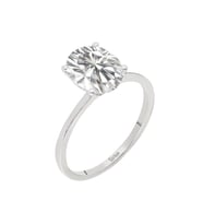 Oval Beyaz Topaz Taşlı Mana Yüzük 0702R0068