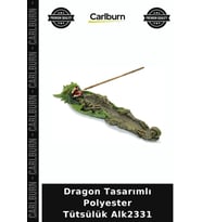 Özel Üretim Fantastik Dekoratif Figürlü Ev Aksesuarı Dragon Tasarımlı Polyester Tütsülük