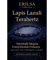 Sertifikalı Nörolojik Sıkışma Enerji Destek Frekansı – Lapis Lazuli ve Terahertz Doğal Taş 4 mm (Çok Renkli)