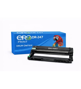DR-247C / Brother DCP-L3517CDW Mavi Muadil Drum Ünitesi