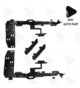Mercedes W124,W201 için Orta Bağlantı Saclı Sunroof Tamir Seti (Siyah)
