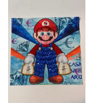 23X24 CM TAŞLI BONCUKLU PARA BABASI APLİK YAMA ARMA AKSESUAR