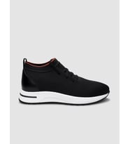 Triko Siyah Bağcıklı Kadın Sneaker