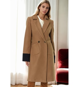 Z6640 DEWBERRY BAYAN PALTO-CAMEL-1