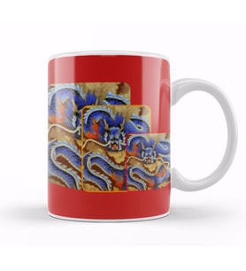 Happy Chinese New Year Year Of The Tiger GIFT 2022 Kupa Bardak Porselen