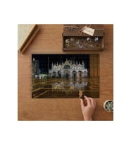 San Marco Bazilikası - Tarihi Yapı Tasarımı 240 parça Ahşap Puzzle Ahşap Kutuda MP01514