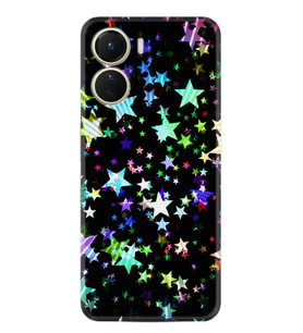 Vivo Y16 Kılıf Silikon Desen Özel Seri Yıldızlar 1601