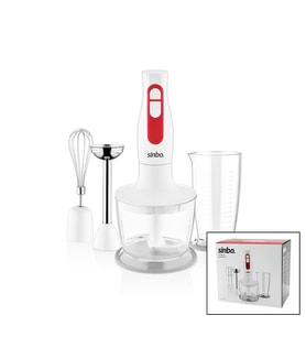 TURBO EL BLENDER SETİ DOĞRAYICI- MİKSER- BLENDER 2 KADEME HIZ 600ML HAZNE - 700ML ÖLÇÜ KABI SHB-3100S (5343)