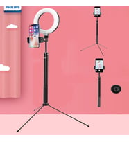 160 Cm 3 Renk Canlı Yayın Tripodu Tiktok Çekim Makyaj Işığı Ring Light 15 Cm Halka 3 in 1