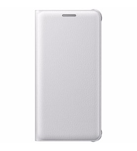Galaxy A3 (2016) ile Uyumlu Kılıf Flip Cover Beyaz