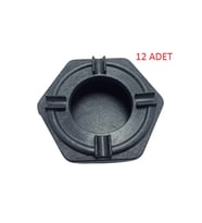 Altıgen Plastik Küllük, 12'li Set, Pratik ve Şık Tasarım