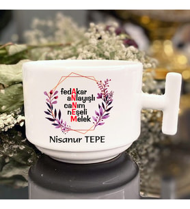 Anneye Özel T Kulp Nescafe Fincanı
