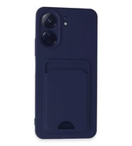 Redmi 13C Kılıf Kelvin Kartvizitli Silikon - Lacivert