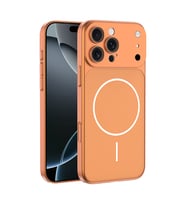 Lexroo iPhone 14 Pro Max Kılıf M-Safe Şarj Özellikli Kamera Korumalı Spark Kılıf - Turuncu