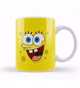 Sünger Bob Sponge Bob 015 Kupa Bardak Porselen