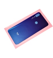 Redmi Note 7 Arka Pil Batarya Kapağı (Cam) Mavi