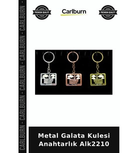 Özel Üretim Hediyelik Hatıra Aksesuar İstanbul Metal Galata Kulesi Anahtarlık Alk2210