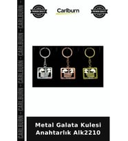 Özel Üretim Hediyelik Hatıra Aksesuar İstanbul Metal Galata Kulesi Anahtarlık Alk2210