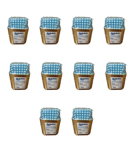 Dolphin Muffin Kare Kağıt Mavi Puantiyeli Altın Cupcake Kek Kalıbı Kapsülü Kabı - 25 Adetlik 10 Paket