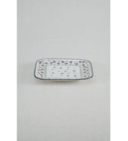 Acar Luise Çiçek Desenli Porselen Tabak 6'lı 19 cm
