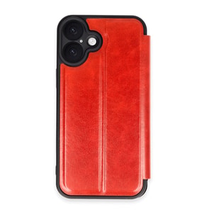 Iphone 16 Kılıf Flip Cover - Kırmızı