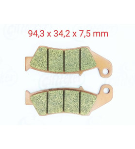 HONDA KAWASAKİ UYUMLU ÖN FREN DİSK BALATASI FA185 CRF 125-250-400 KLX 250 YAMAHA YZ 250-400-450