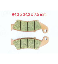 HONDA KAWASAKİ UYUMLU ÖN FREN DİSK BALATASI FA185 CRF 125-250-400 KLX 250 YAMAHA YZ 250-400-450