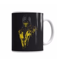Camiseta Scorpion Mortal Kombat Kupa Bardak Porselen