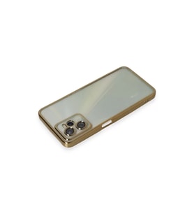 Realme C35 Kılıf Razer Lensli Silikon - Gold